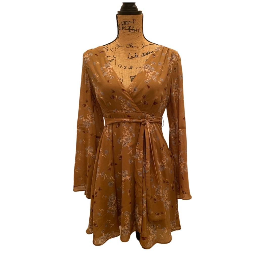 Free People Mini Wrap Dress Size Small